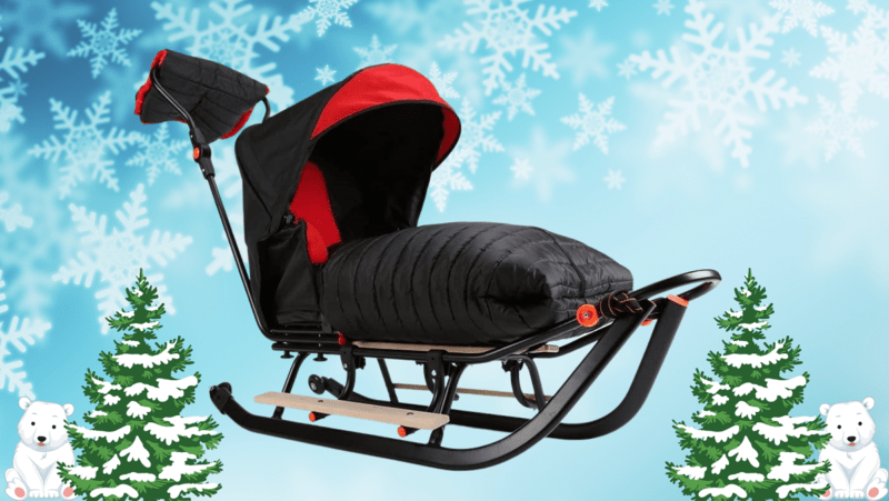 Poussette luge on sale