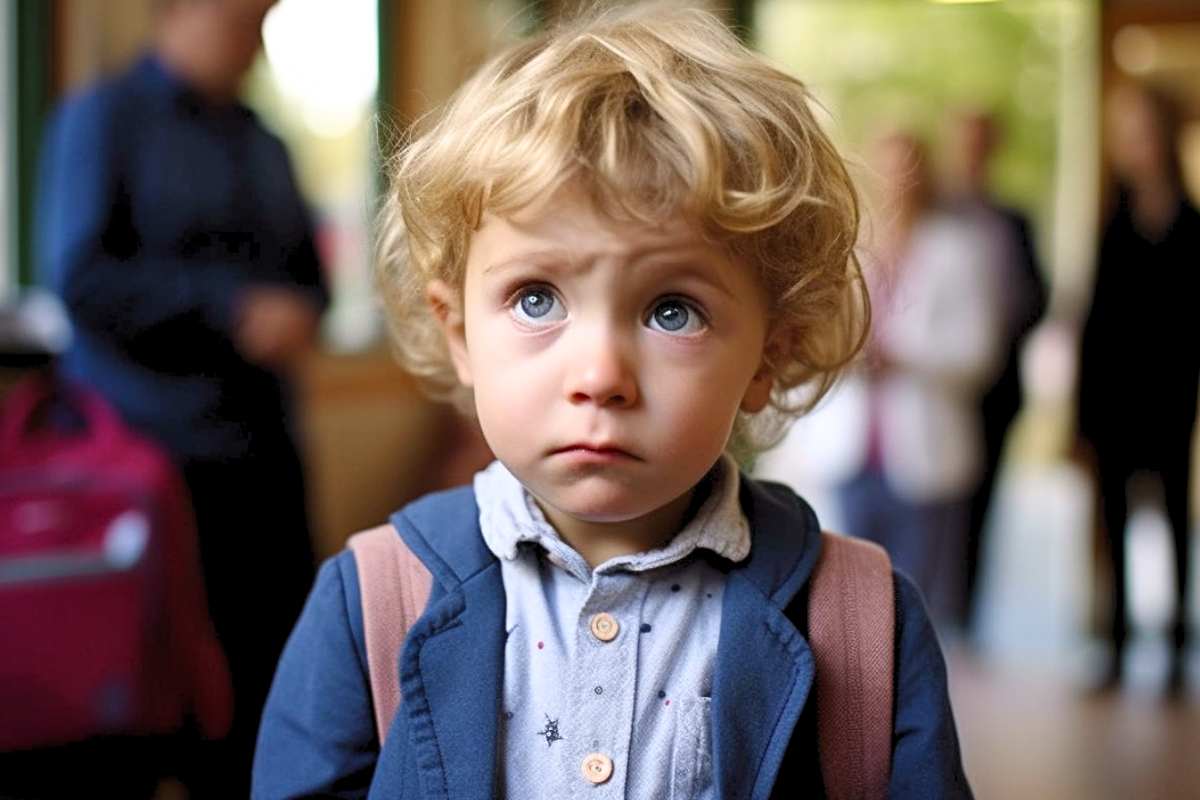 Enfant qui a peur de rentrer en maternelle