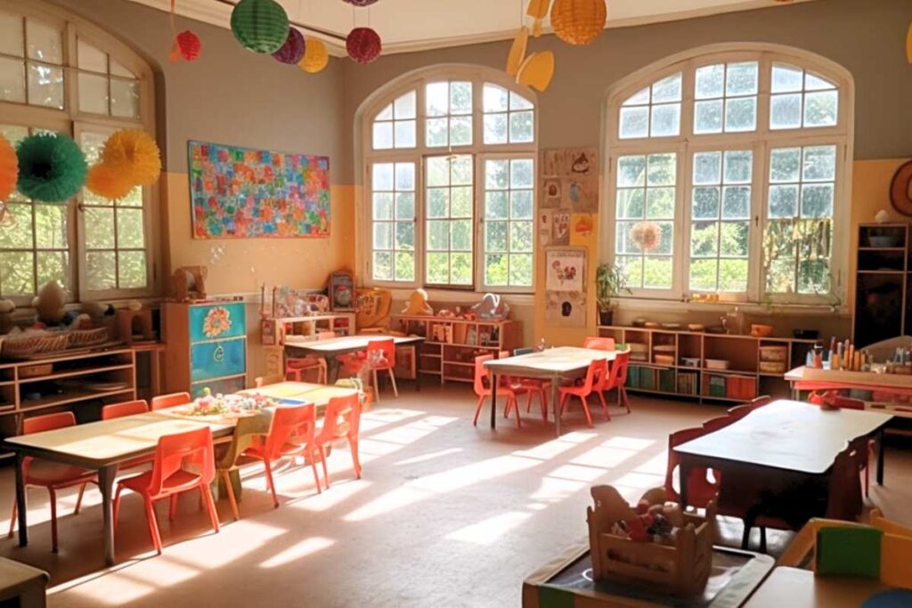 Visiter une salle de classe de maternelle