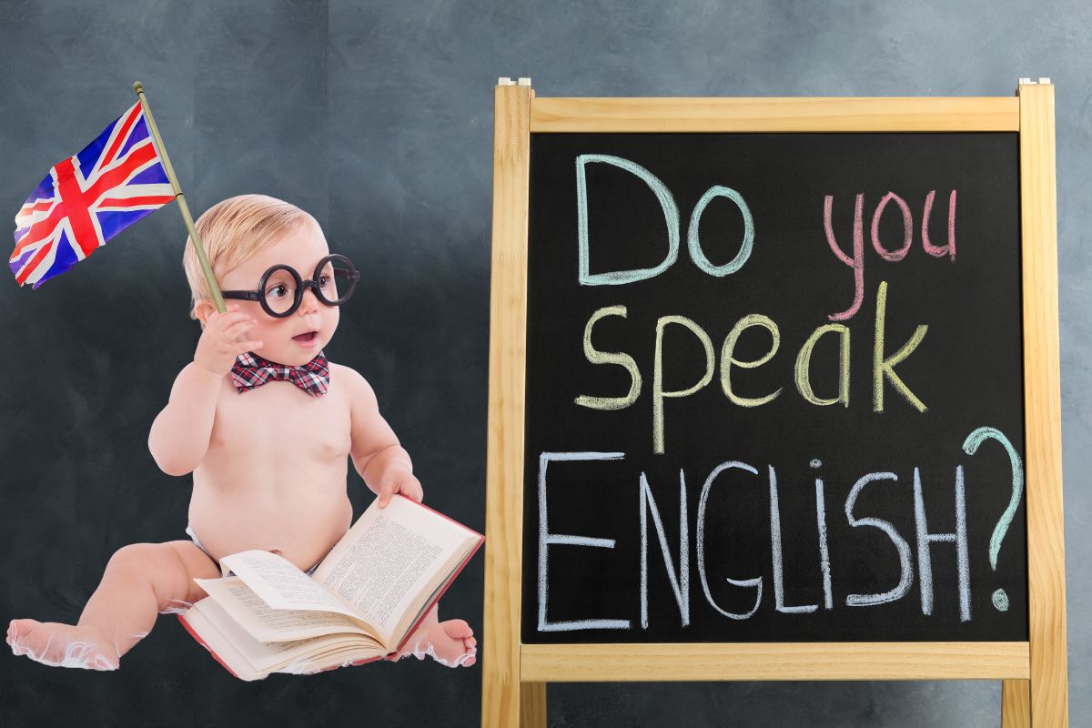 Importance pour un bébé d'apprendre l'anglais