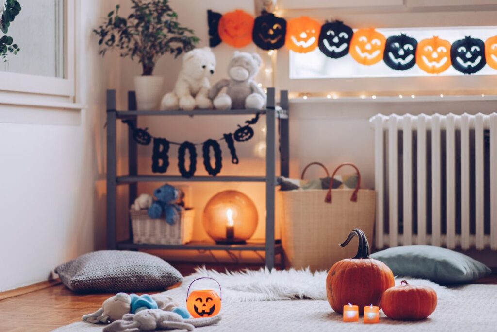 Décoration d'Halloween chambre bébé